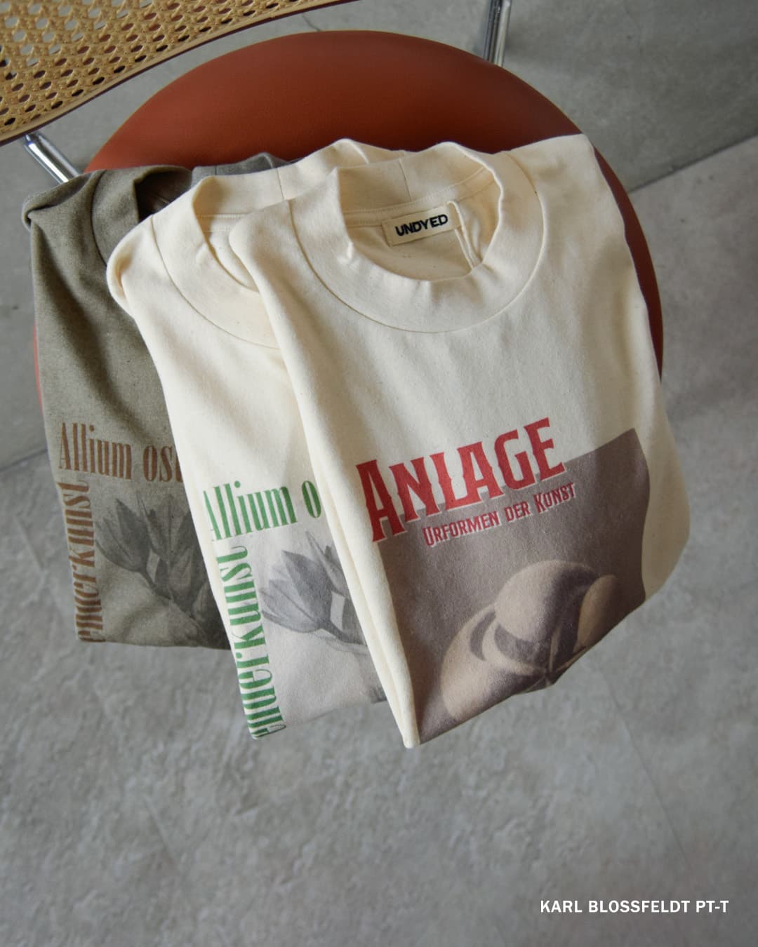 UNDYED(�A���_�C�h)�I�[�K�j�b�N�R�b�g�� ���� �v�����gT�V���c Karl Blossfeldt PT-T 26s348a-c