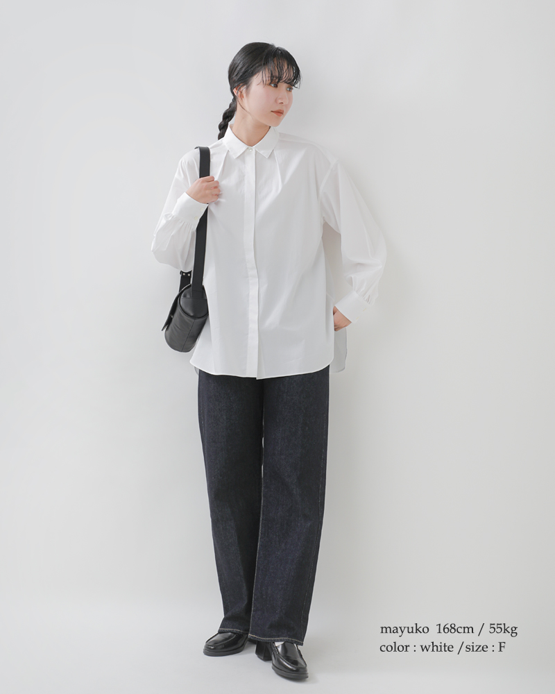 Shinzoneコットン スモールカラー シャツ SMALL COLLAR SHIRT” 26smsbl07