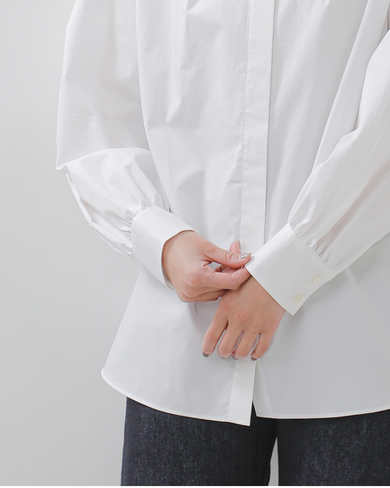 Shinzoneコットン スモールカラー シャツ SMALL COLLAR SHIRT” 26smsbl07