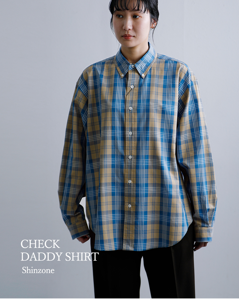 Shinzone(シンゾーン)チェックダディシャツCHECKDADDYSHIRT26smsbl11