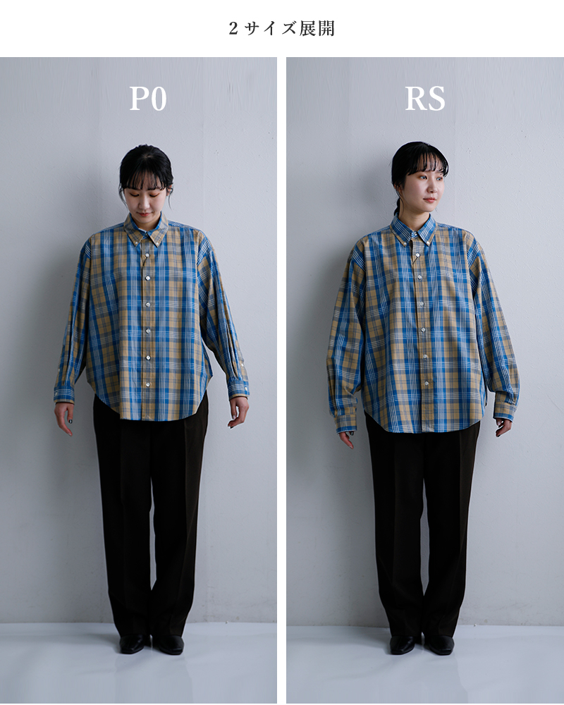 Shinzone(シンゾーン)チェックダディシャツCHECKDADDYSHIRT26smsbl11