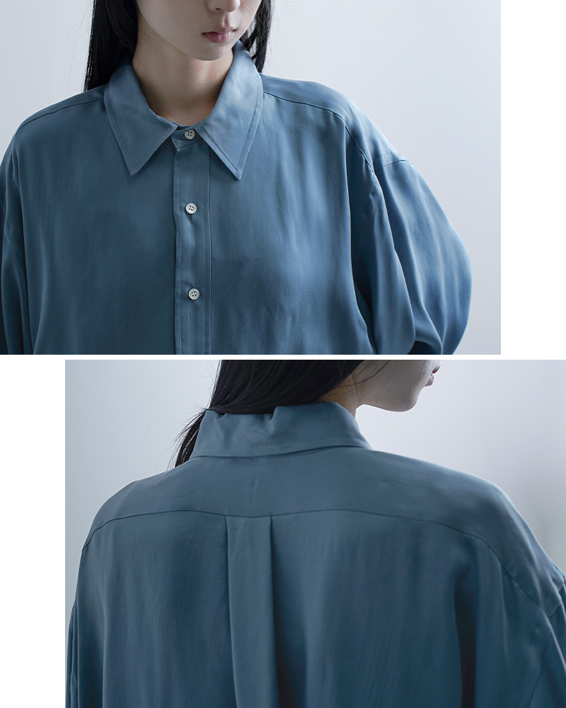 Shinzone(シンゾーン)シルキーキュプラシャツSILKYCUPRASHIRT26smsbl13