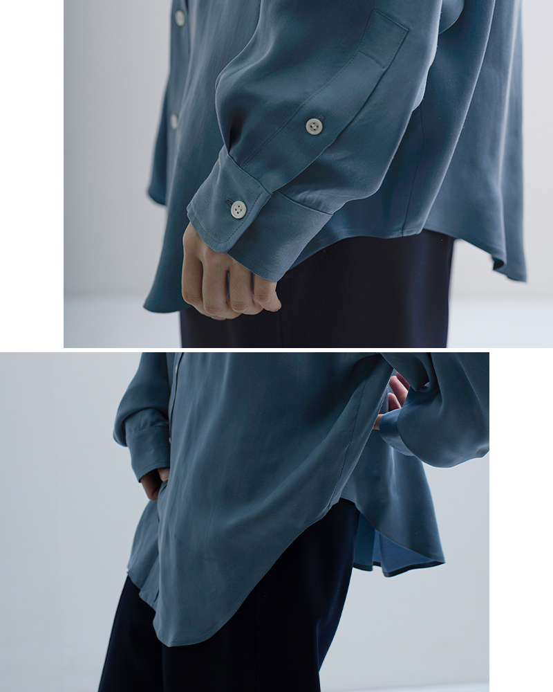 Shinzone(シンゾーン)シルキーキュプラシャツSILKYCUPRASHIRT26smsbl13