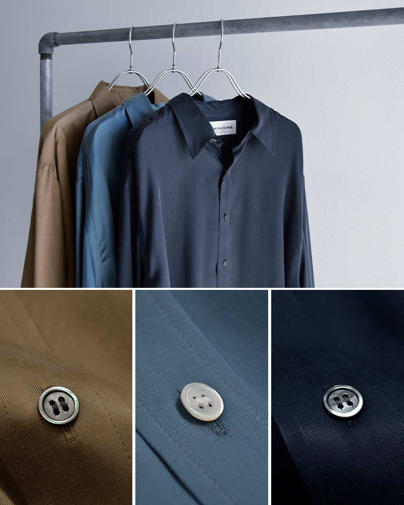 Shinzone(シンゾーン)シルキーキュプラシャツSILKYCUPRASHIRT26smsbl13