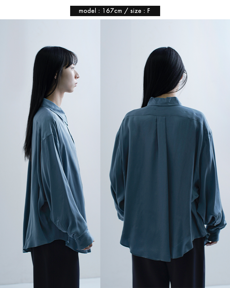 Shinzone(シンゾーン)シルキーキュプラシャツSILKYCUPRASHIRT26smsbl13