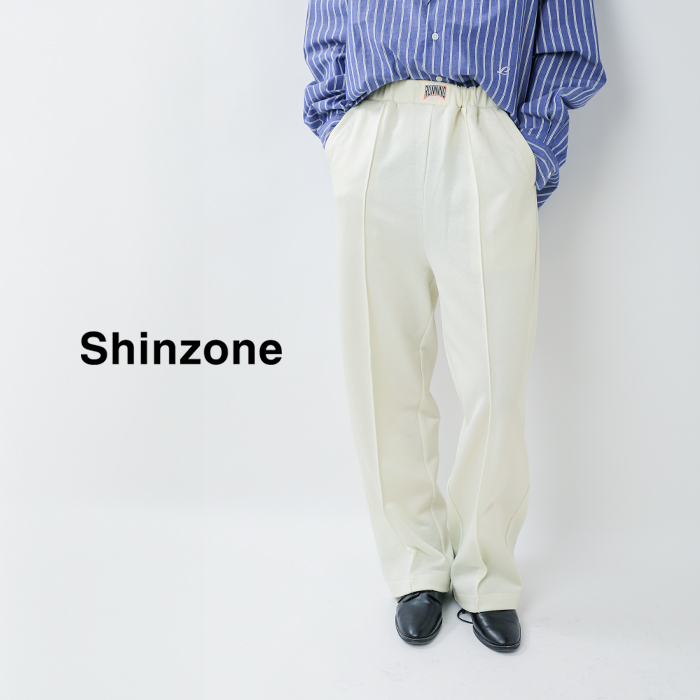 Shinzone(シンゾーン)ブライトジャージーワイドイージーパンツBRIGHTTRACKPANTS26smspa04
