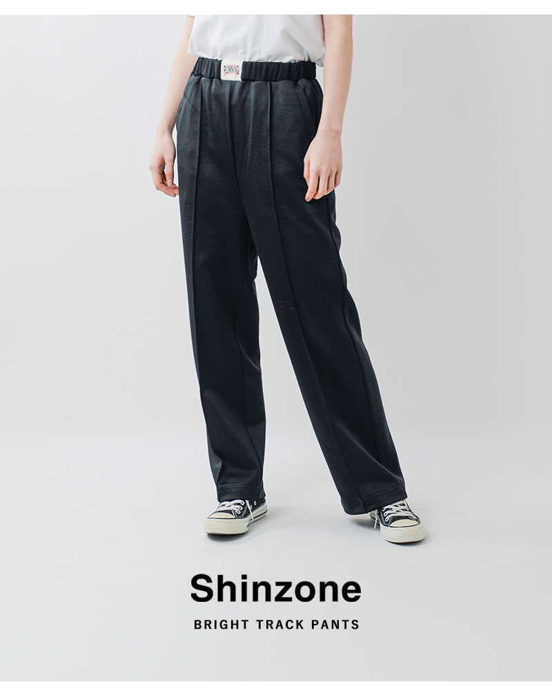 Shinzone(シンゾーン)ブライトジャージーワイドイージーパンツBRIGHTTRACKPANTS26smspa04