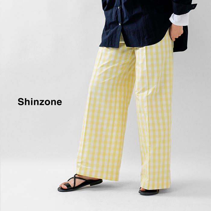 Shinzone(シンゾーン)ギンガムチェックパンツGINGHAMCHECKPANTS26smspa05