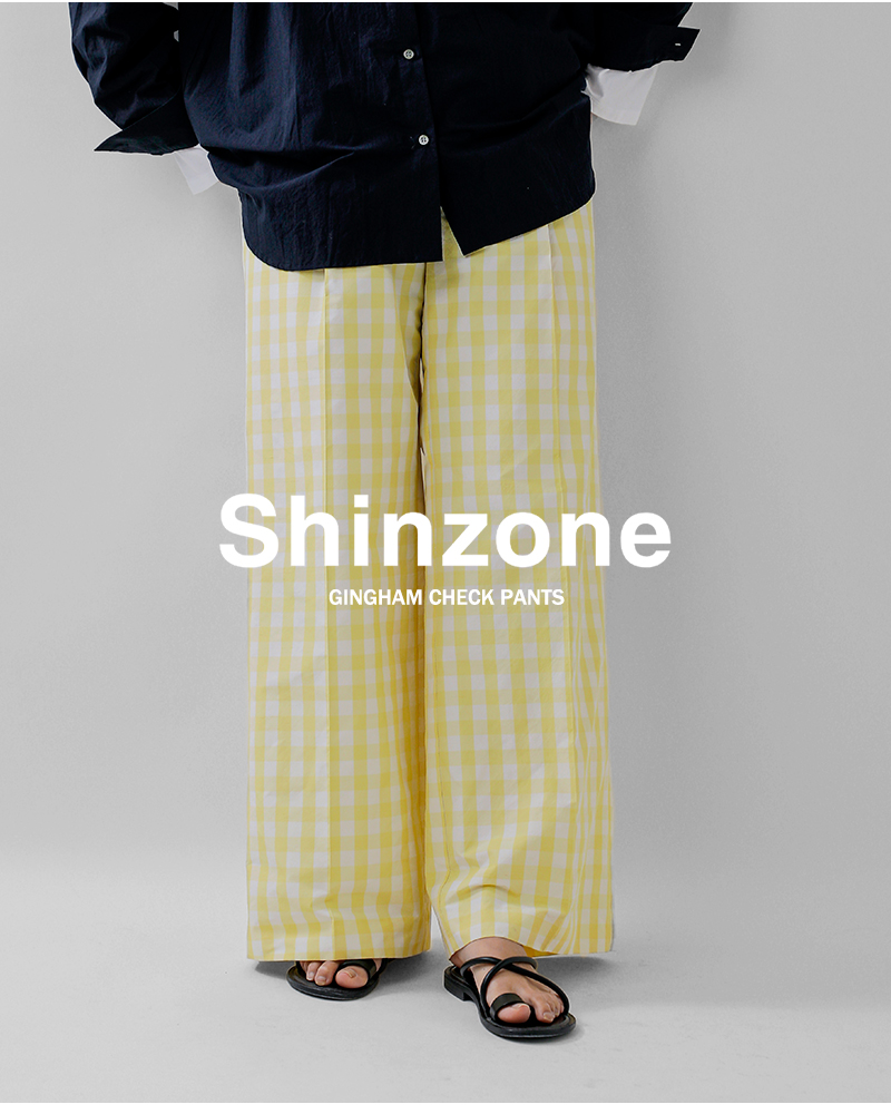 Shinzone(シンゾーン)ギンガムチェックパンツGINGHAMCHECKPANTS26smspa05