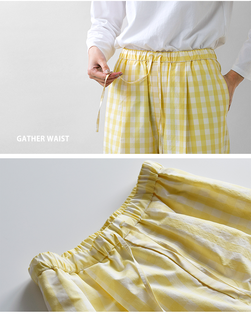 Shinzone(シンゾーン)ギンガムチェックパンツGINGHAMCHECKPANTS26smspa05