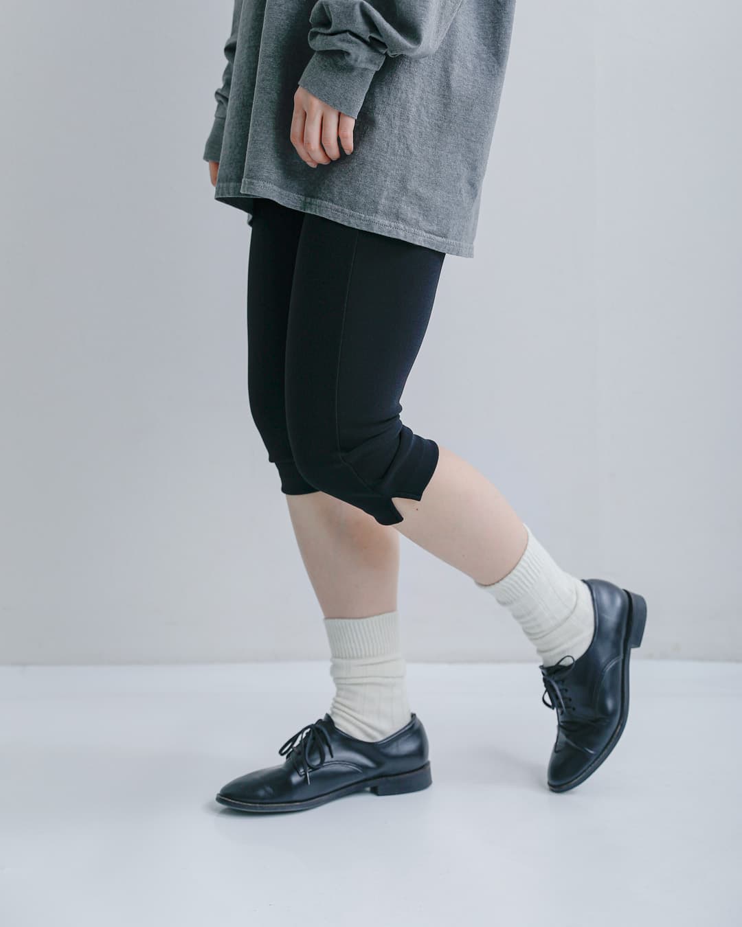 Shinzone(シンゾーン)ニットジョーゼット ショート レギンスパンツ KNIT GEORGETTE SHORT LEGGINGS 26smspa12