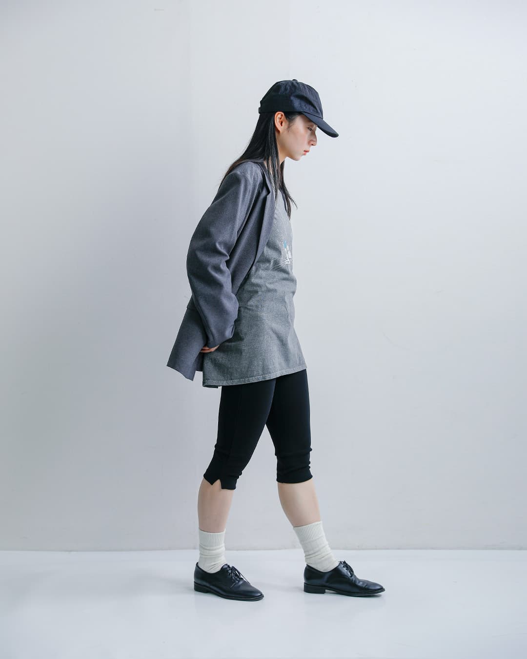 Shinzone(シンゾーン)ニットジョーゼット ショート レギンスパンツ KNIT GEORGETTE SHORT LEGGINGS 26smspa12