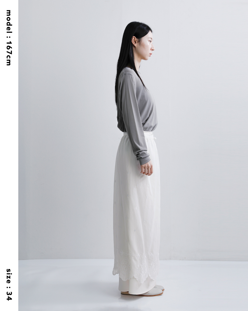 Shinzone(シンゾーン)コットンレースエプロンスカートLACEAPRONSKIRT26smssk03