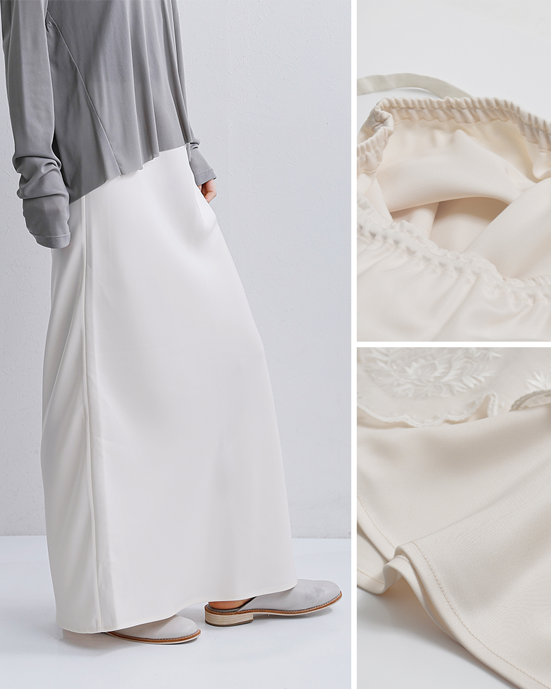 Shinzone(シンゾーン)コットンレースエプロンスカートLACEAPRONSKIRT26smssk03