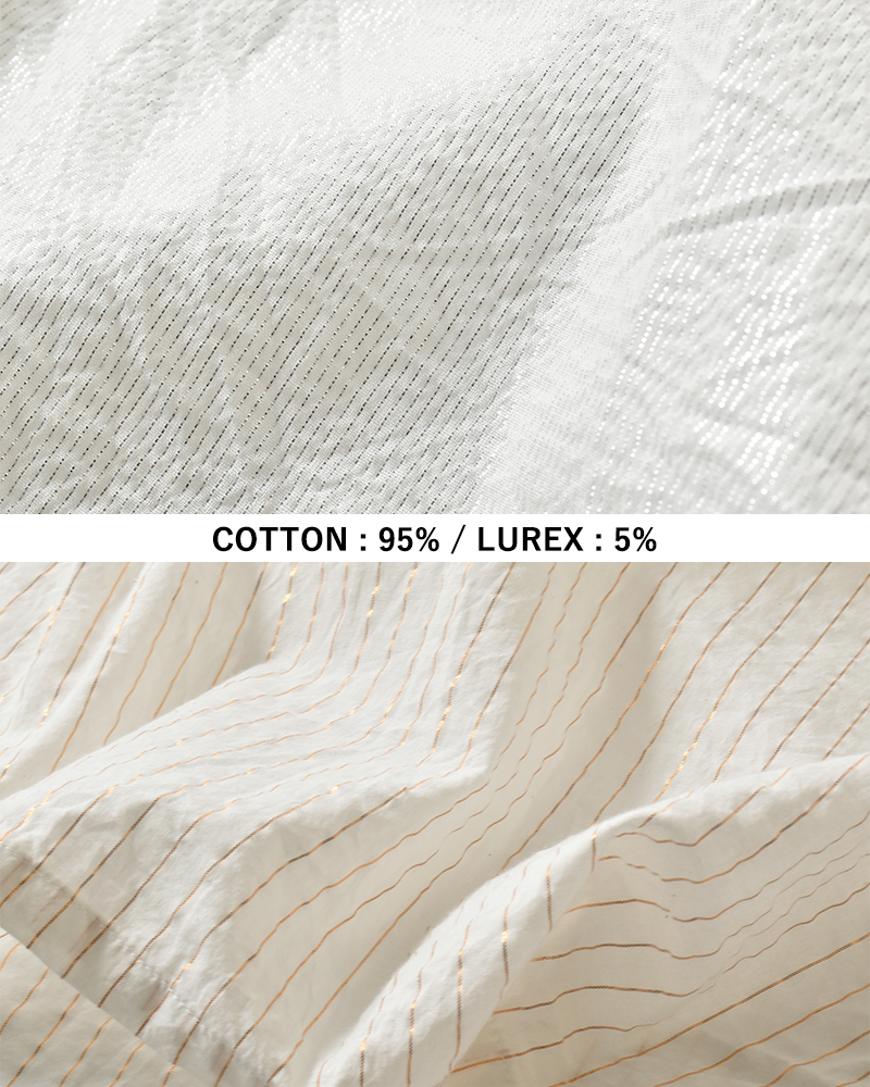 ARTE POVERA(アルテポーヴェラ)コットンインドサリーストライプギャザーシャツ26sp03