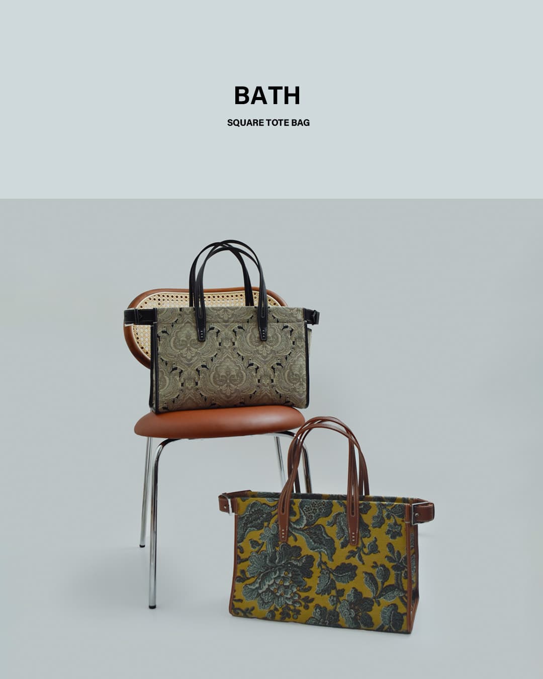 A VACATIONスクエア トートバッグ BATH 26ss-a109