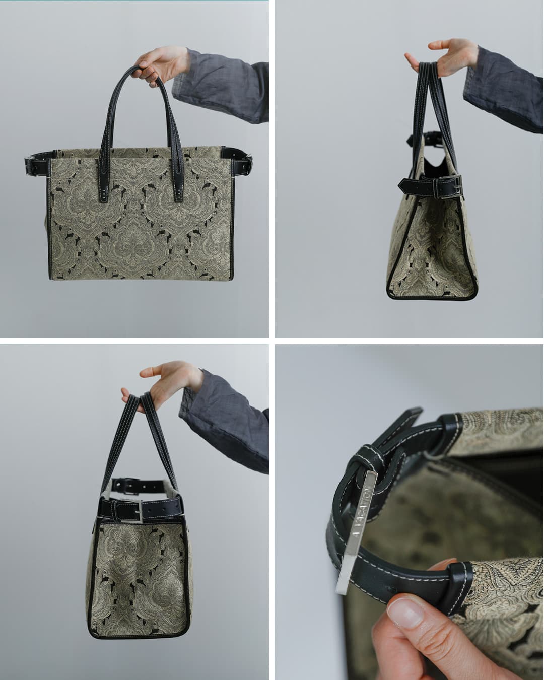 A VACATIONスクエア トートバッグ BATH 26ss-a109