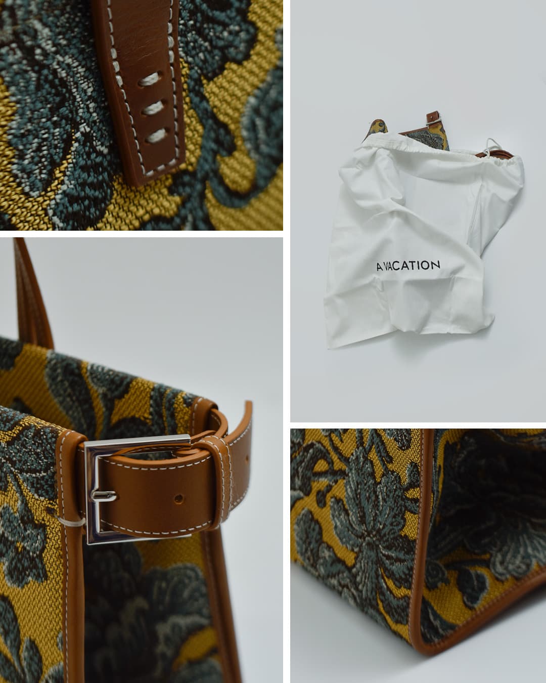 A VACATIONスクエア トートバッグ BATH 26ss-a109