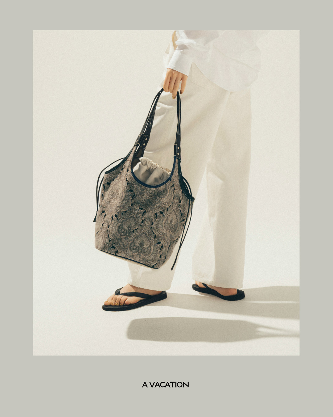 A VACATION(ア ヴァケーション)バケット トートバッグ TENT 26ss-a110