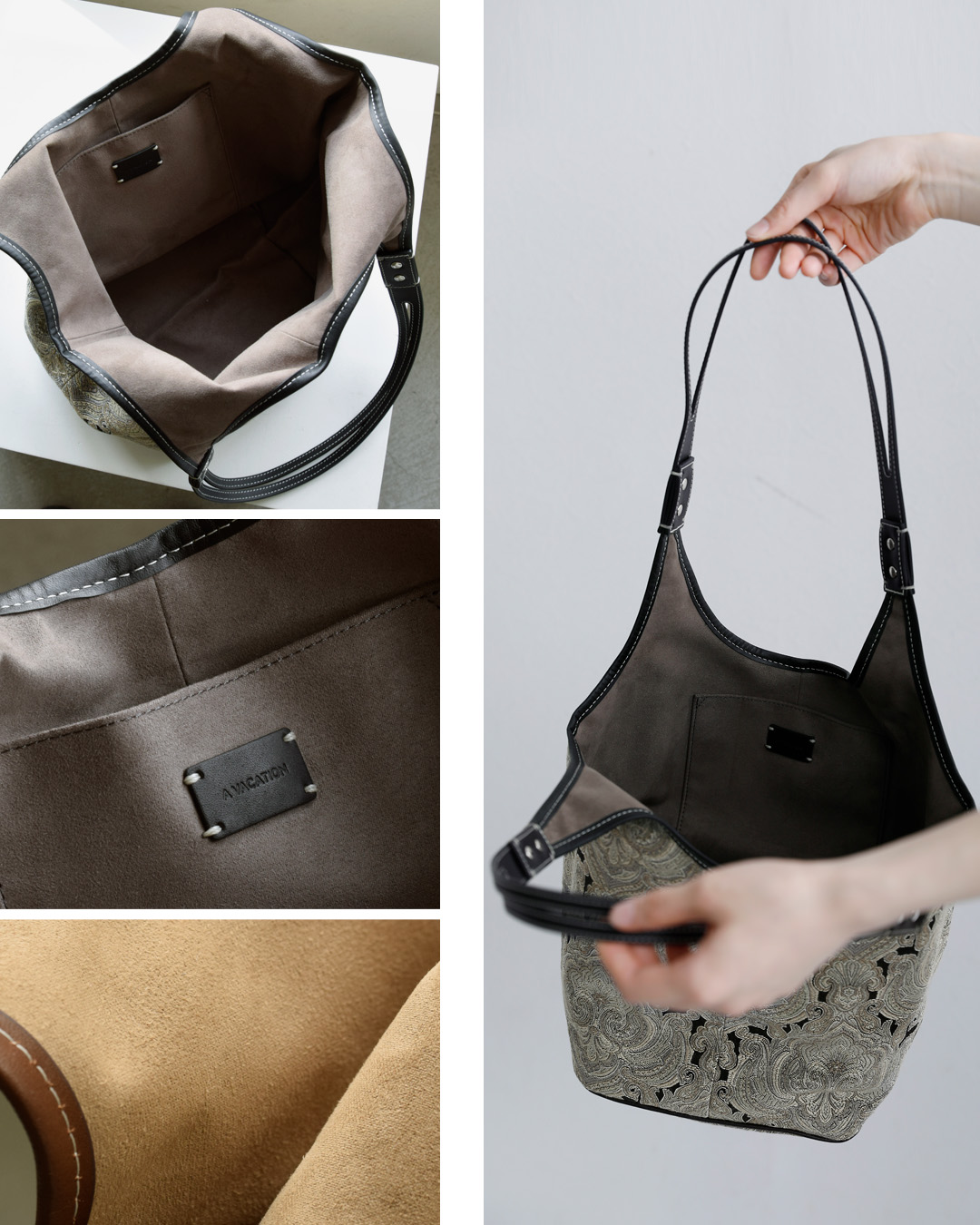 A VACATION(ア ヴァケーション)バケット トートバッグ TENT 26ss-a110