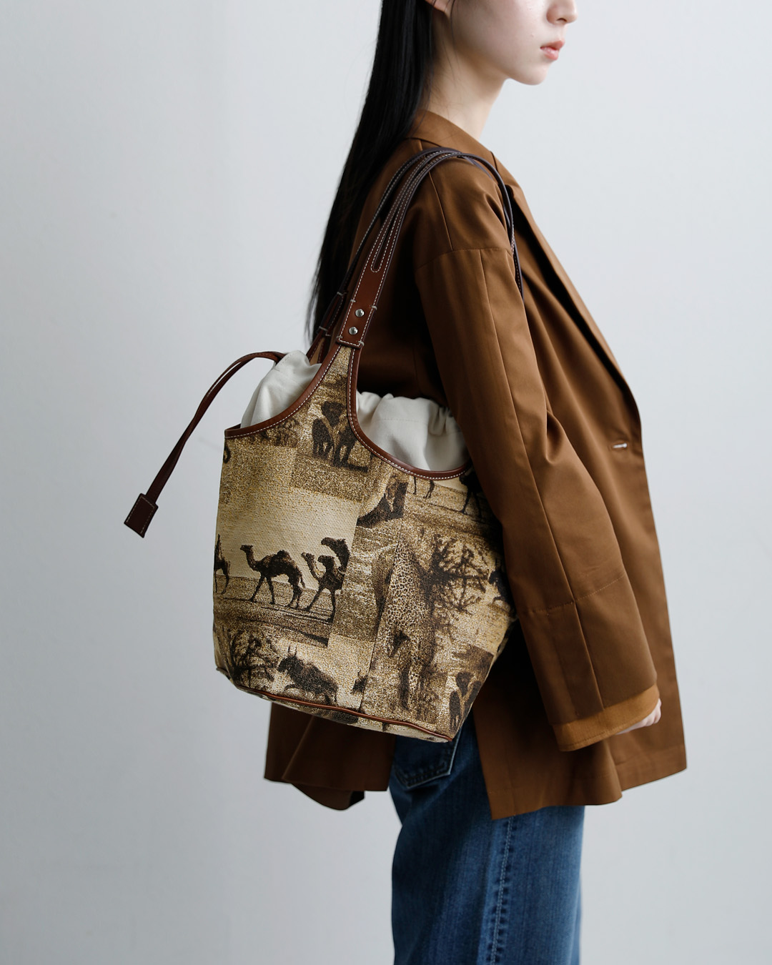 A VACATION(ア ヴァケーション)バケット トートバッグ TENT 26ss-a110-same1