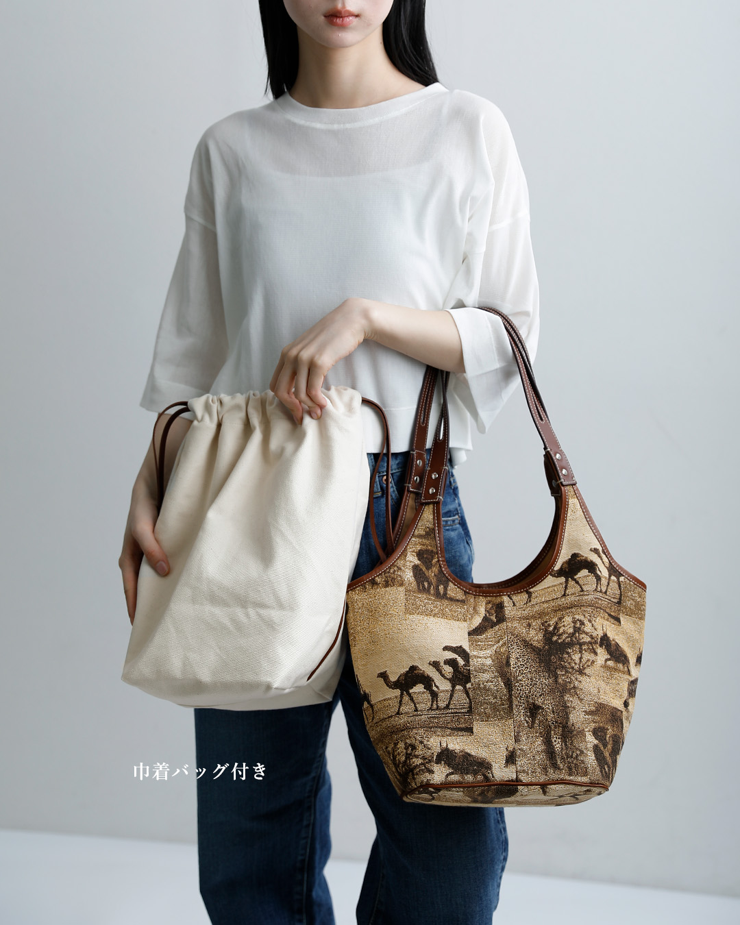 A VACATION(ア ヴァケーション)バケット トートバッグ TENT 26ss-a110-same1