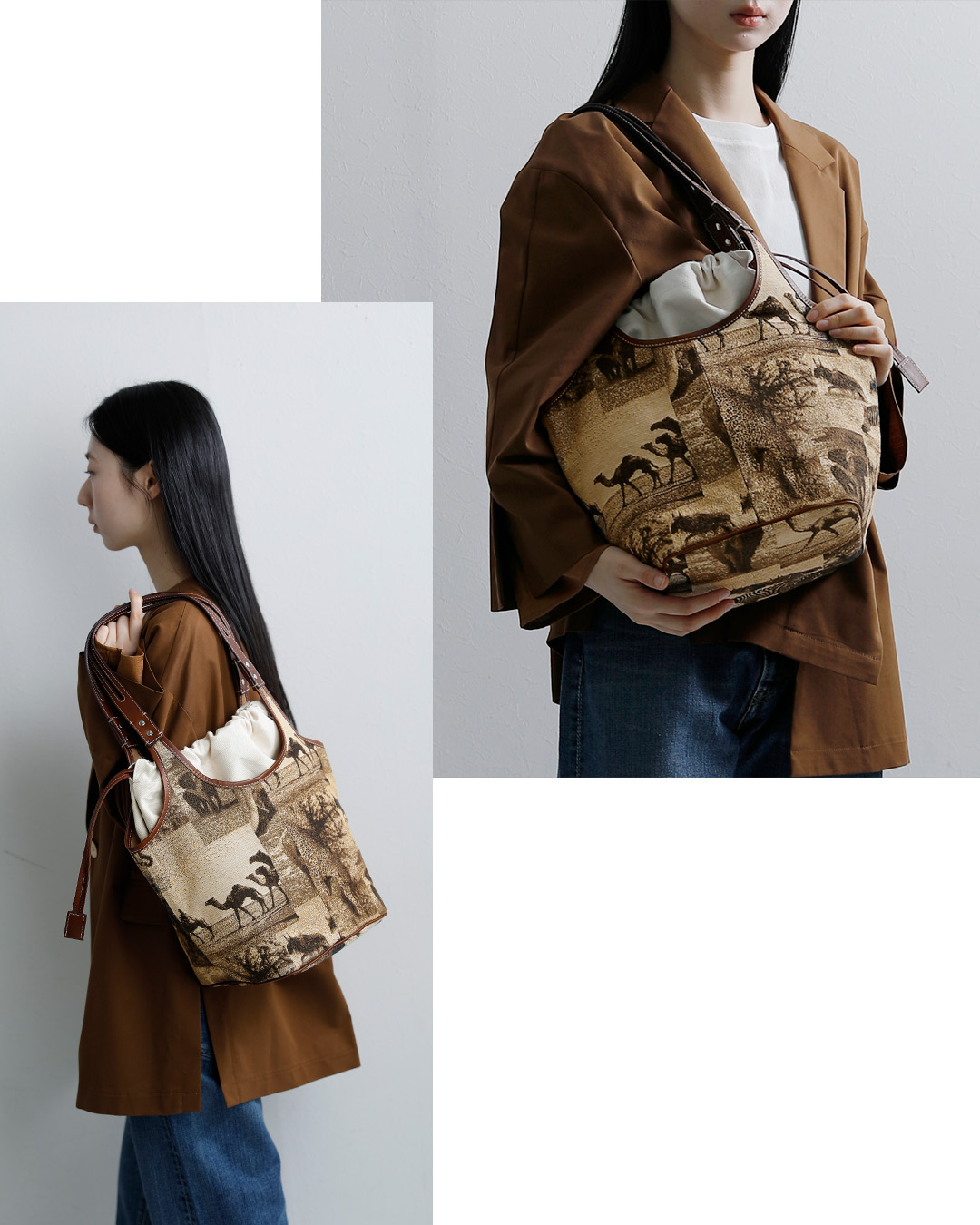 A VACATION(ア ヴァケーション)バケット トートバッグ TENT 26ss-a110-same1