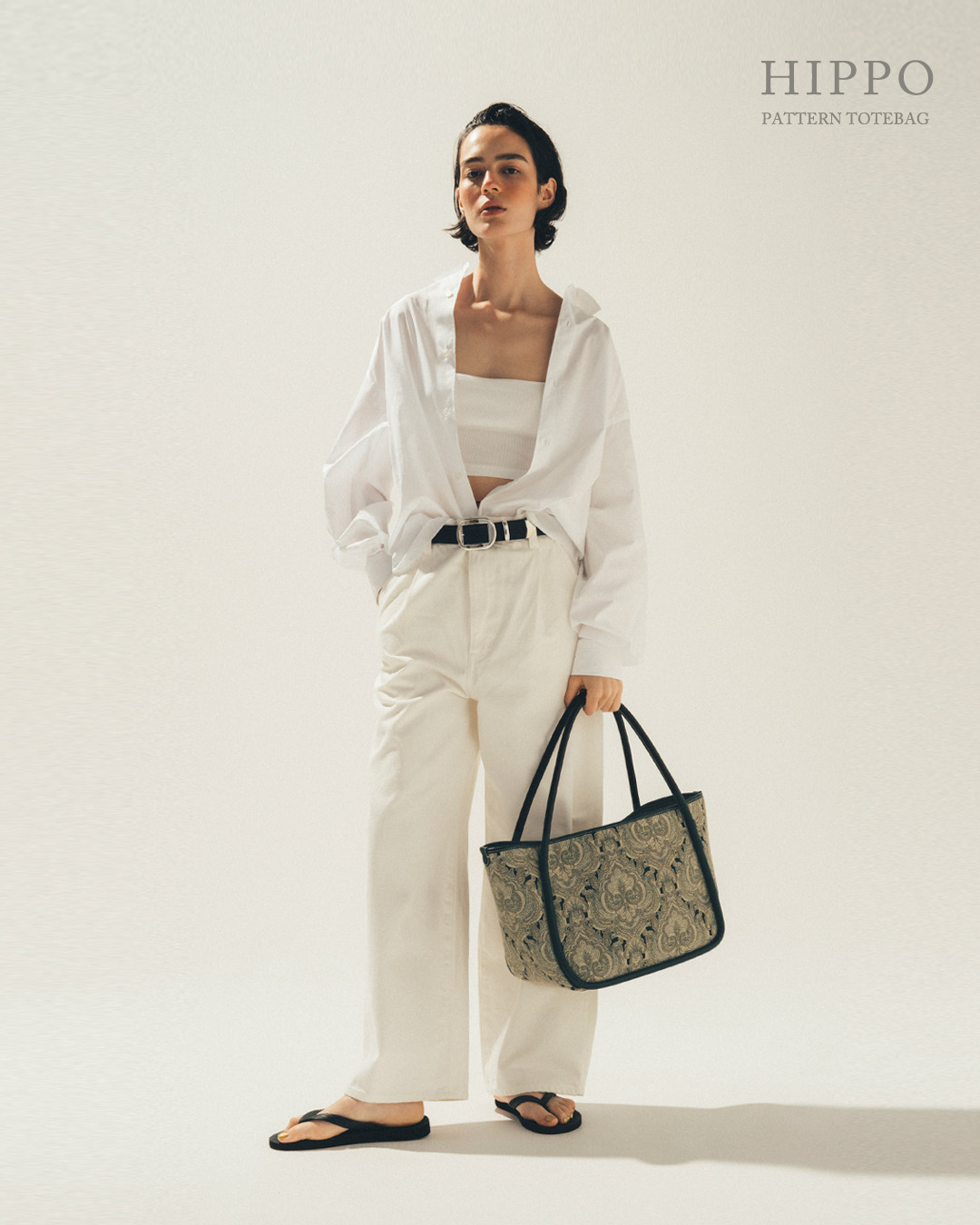 A VACATION(ア ヴァケーション)パターン トートバッグ HIPPO 26ss-a114