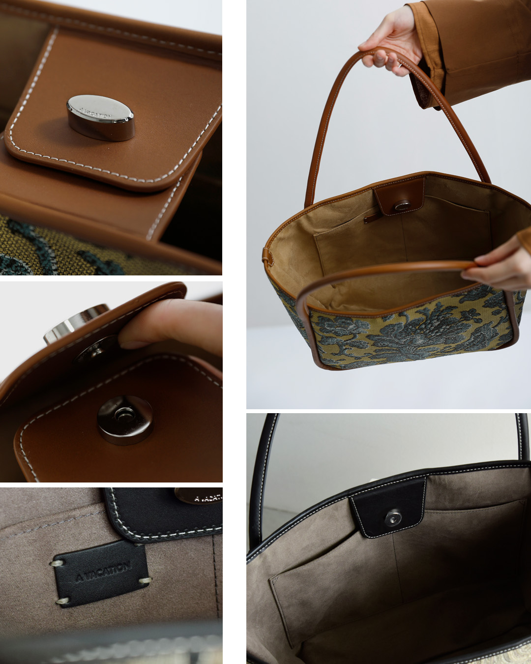 A VACATION(ア ヴァケーション)パターン トートバッグ HIPPO 26ss-a114