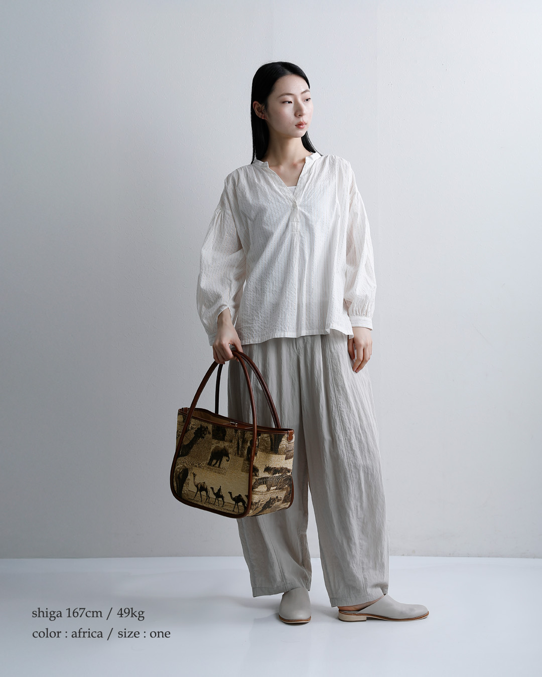 A VACATION(ア ヴァケーション)パターン トートバッグ HIPPO 26ss-a114-same1