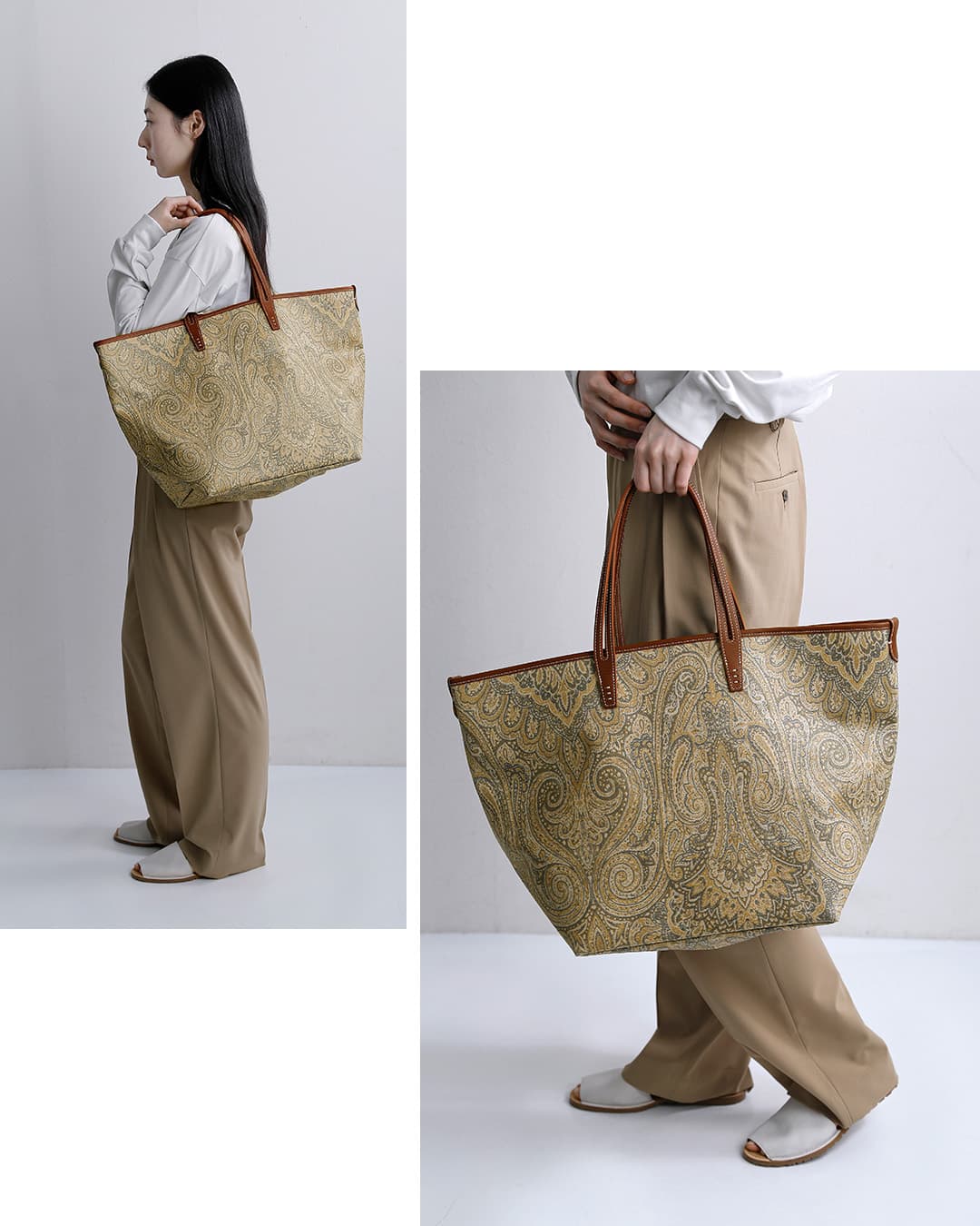 A VACATIONペイズリー トート バッグ ROAM 26ss-a116