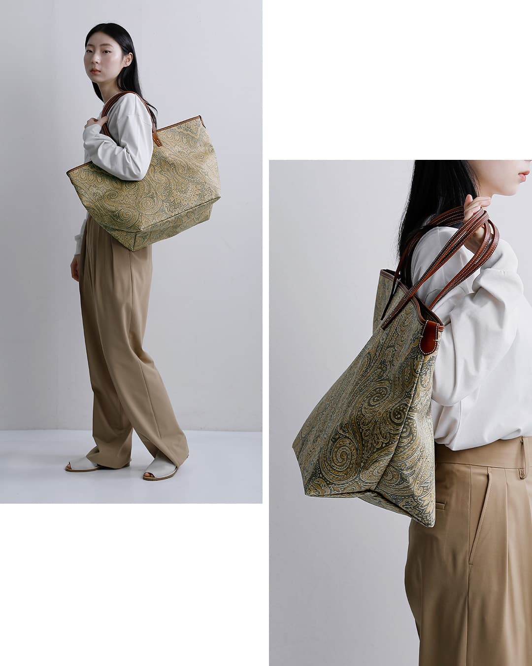 A VACATIONペイズリー トート バッグ ROAM 26ss-a116