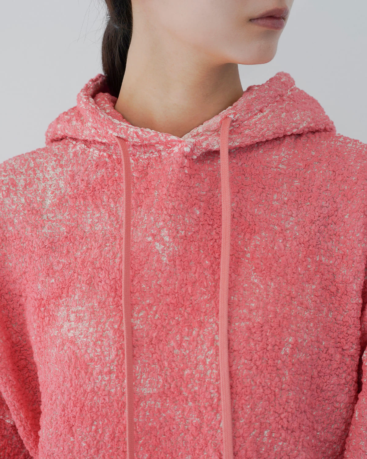 FLOWER(フラワー)シャーリングプリントフーディ “Shirring print foodie” 26ssf005