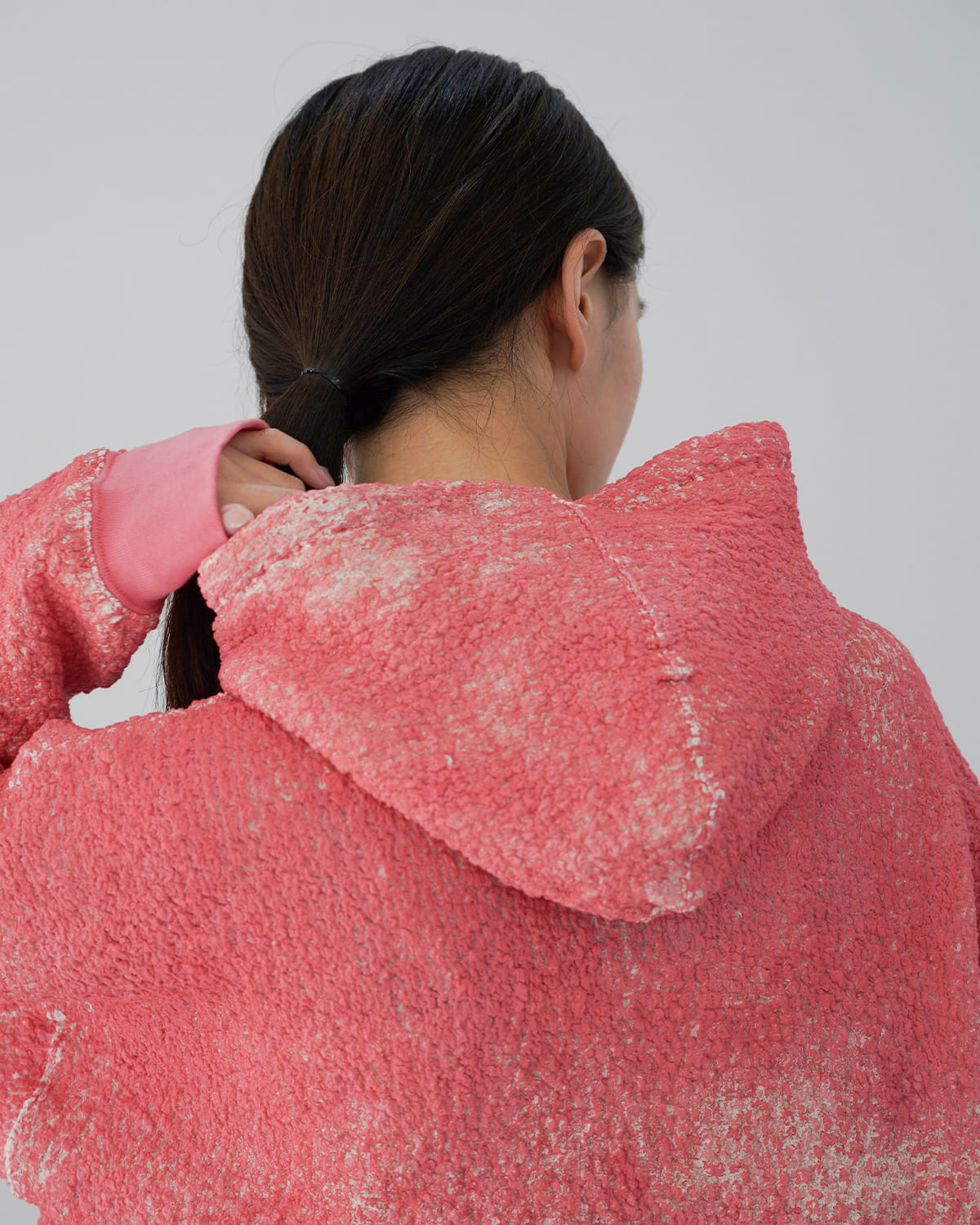 FLOWER(フラワー)シャーリングプリントフーディ “Shirring print foodie” 26ssf005