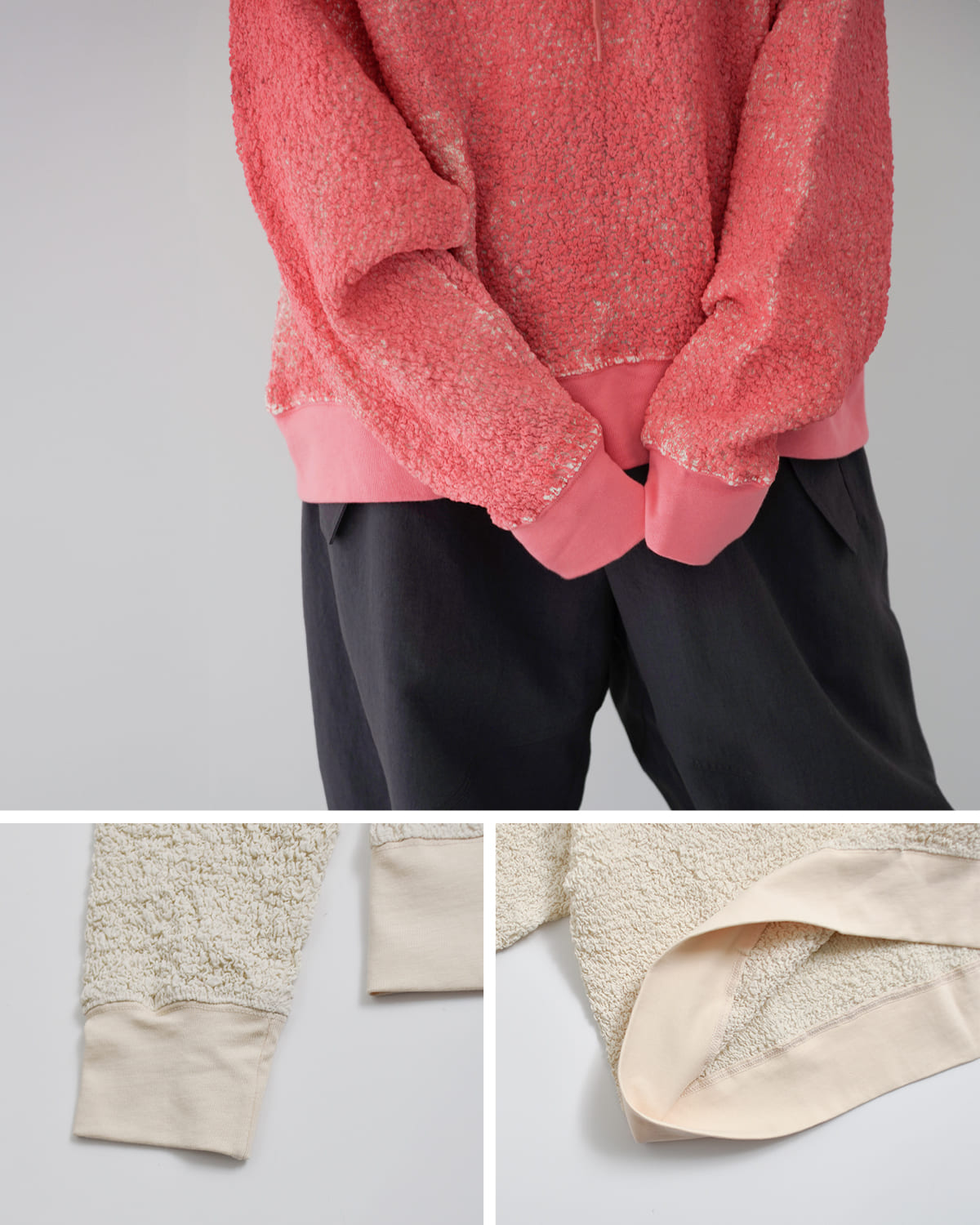 FLOWER(フラワー)シャーリングプリントフーディ “Shirring print foodie” 26ssf005