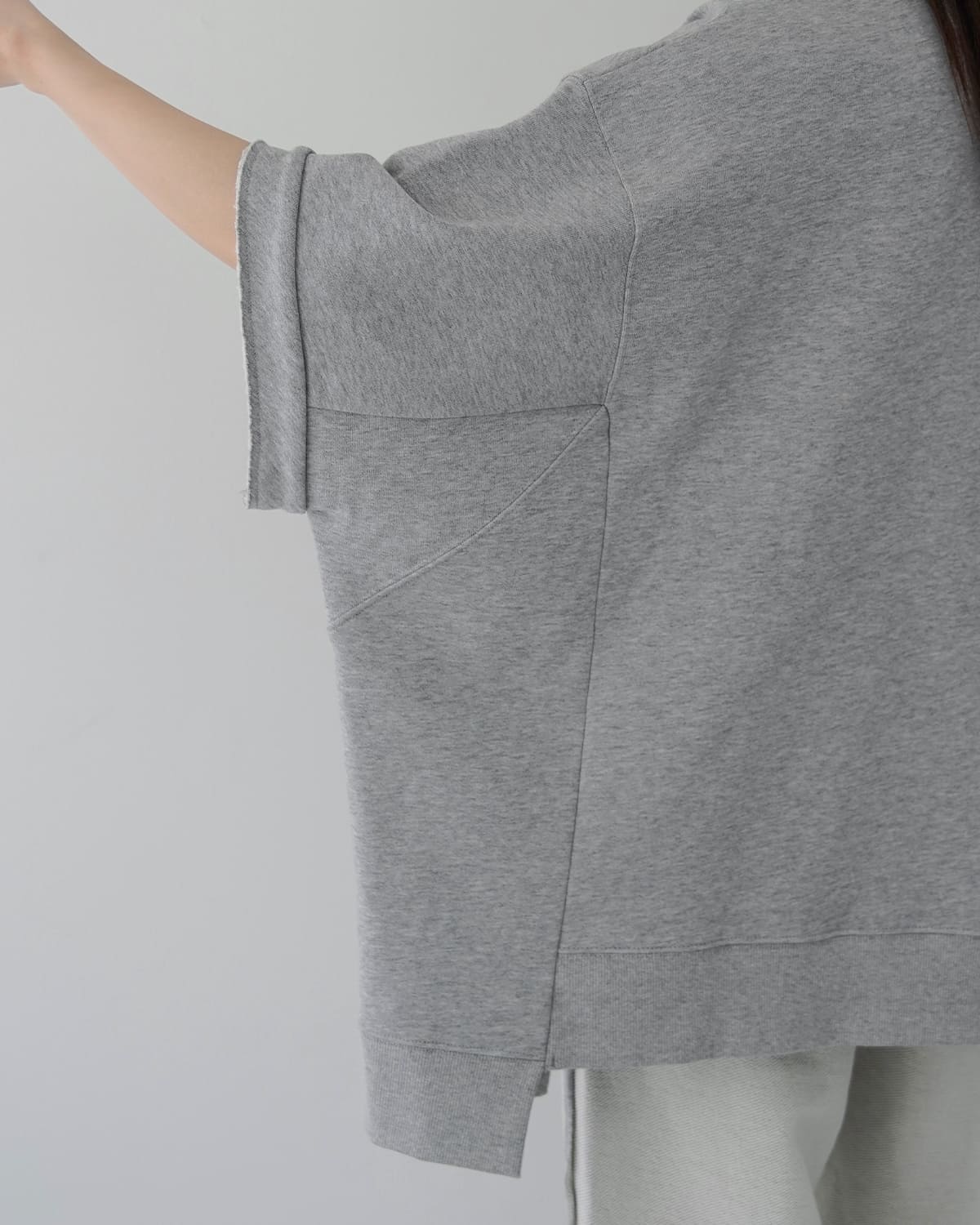 FLOWER(フラワー)スイッチングワイドスウェットシャツ “Switching wide sweat shirt” 26ssf006