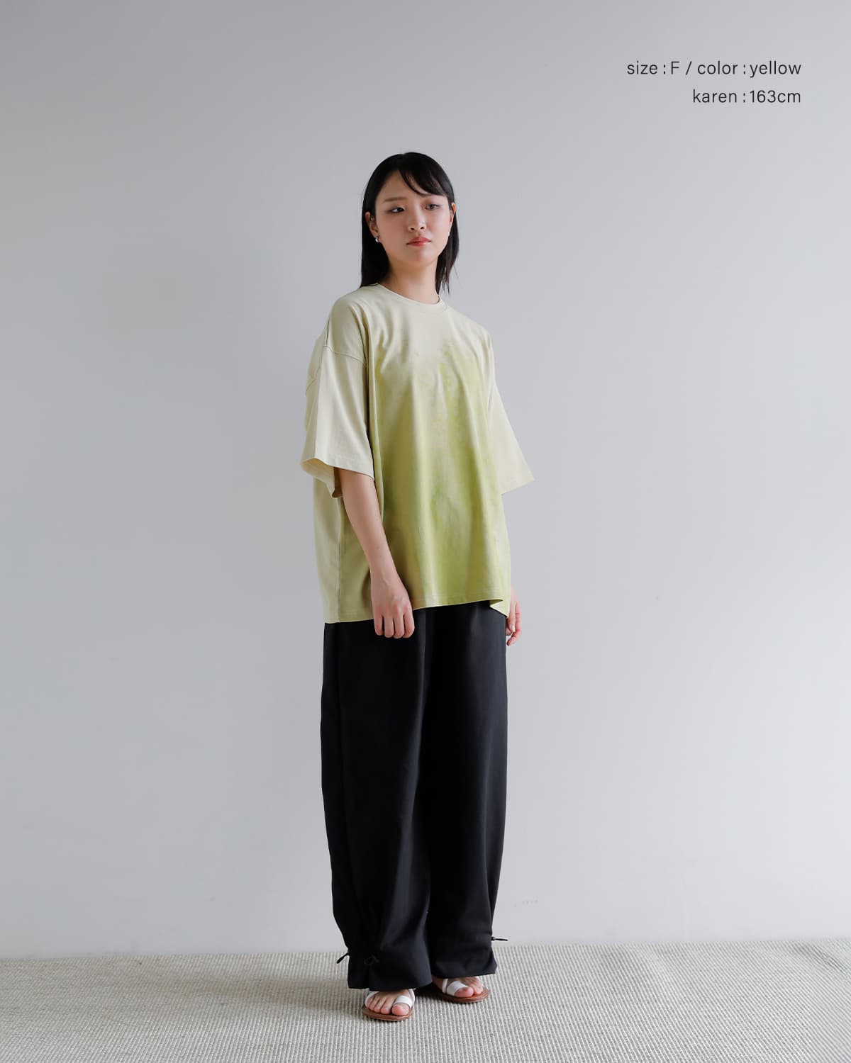 FLOWER(フラワー)コットンペイント Tシャツ  “Paint Tee” 26ssf017