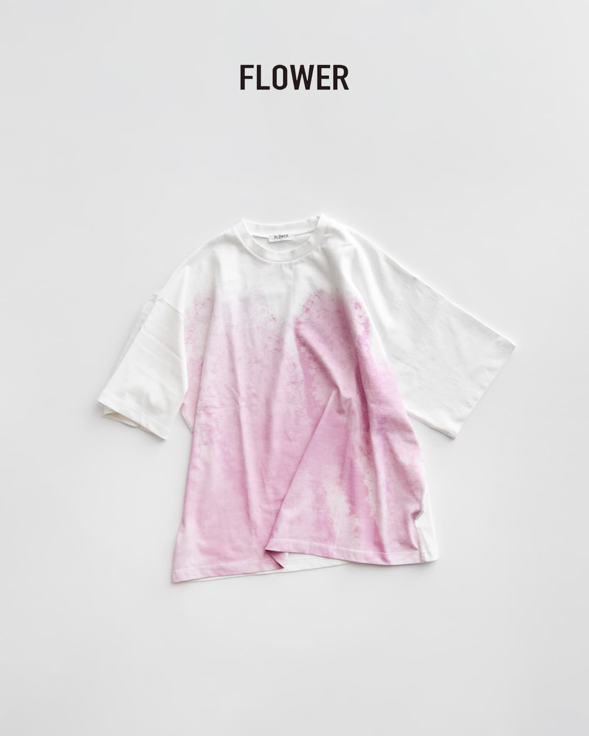 FLOWER(フラワー)コットン ペイント Tシャツ “Paint Tee”26ssf017