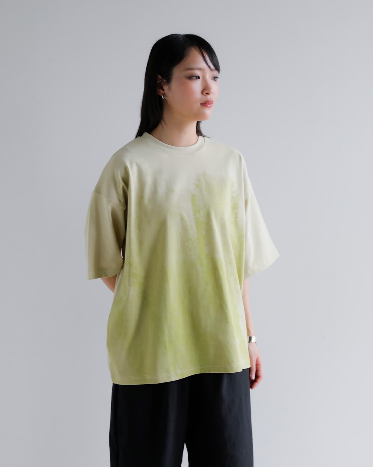 FLOWER(フラワー)コットンペイント Tシャツ  “Paint Tee” 26ssf017