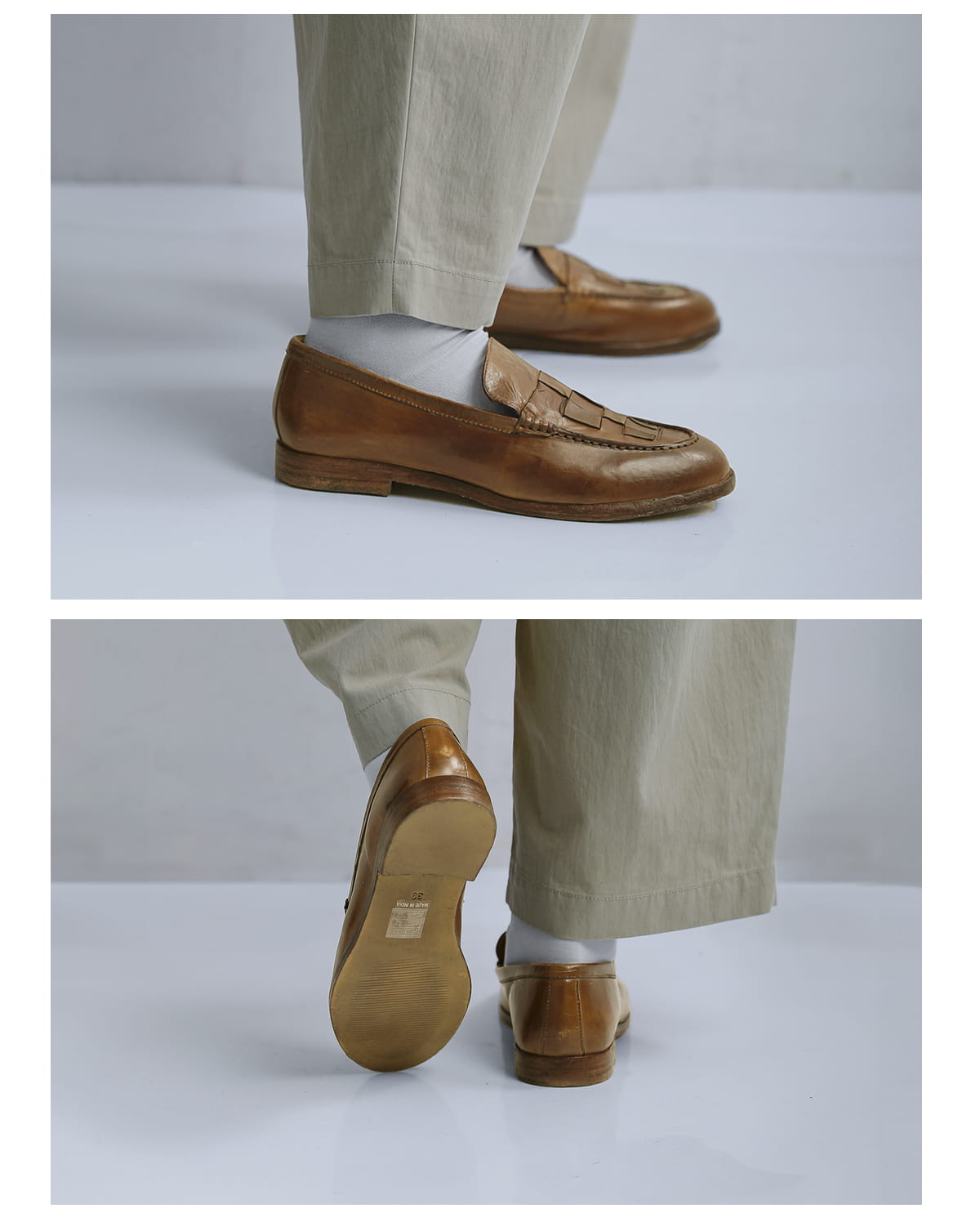 LAYASMESHスリッポン ローファー 26sslsho006