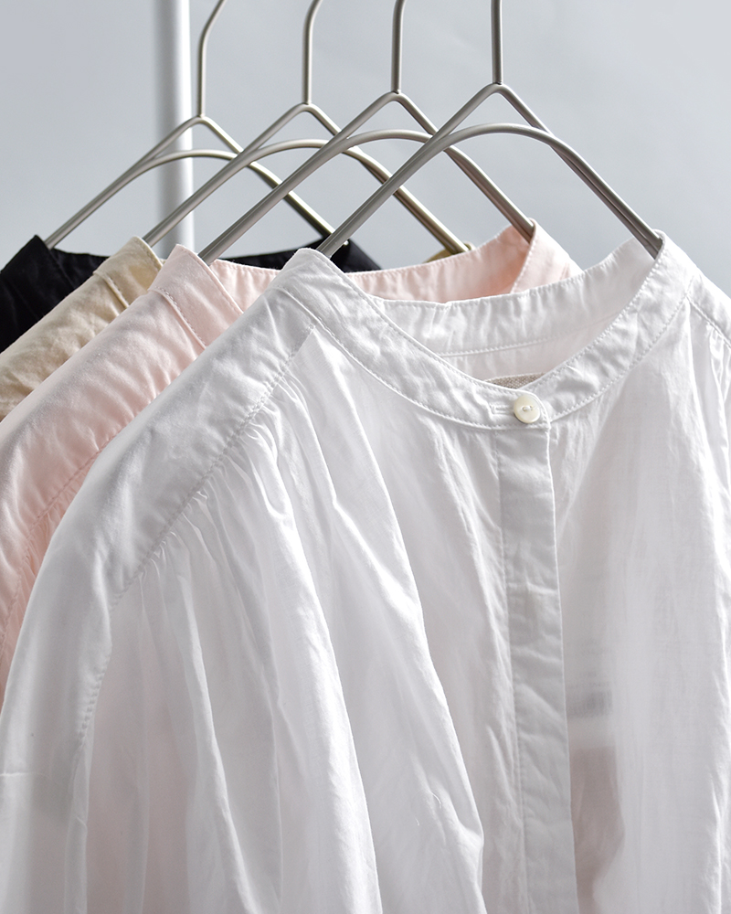 MidiUmiコットン ギャザー ワイド シャツ 3-73966261