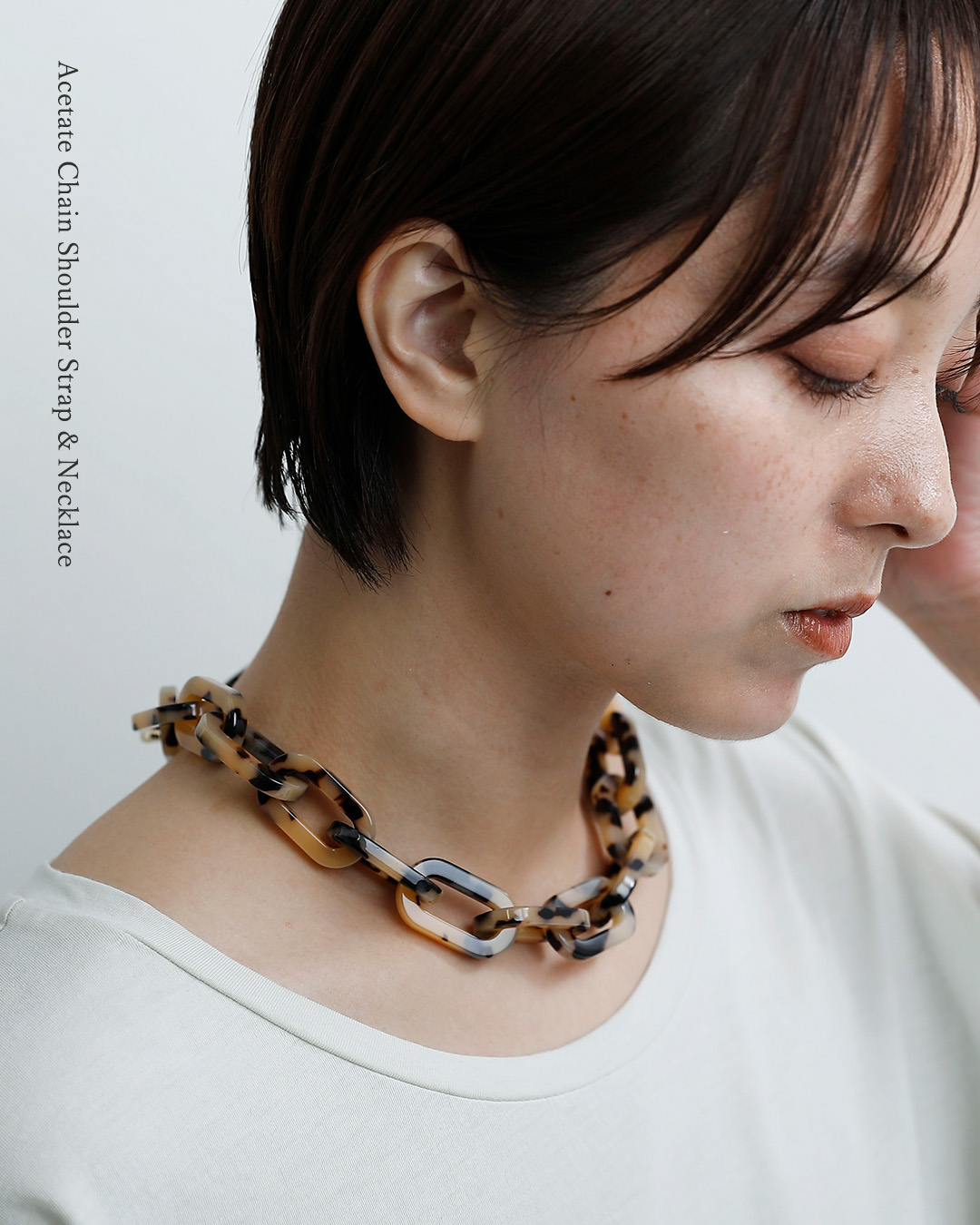 rapiecageアセチチェーン ショルダー＆ネックレス 30-1-09-027-4-2