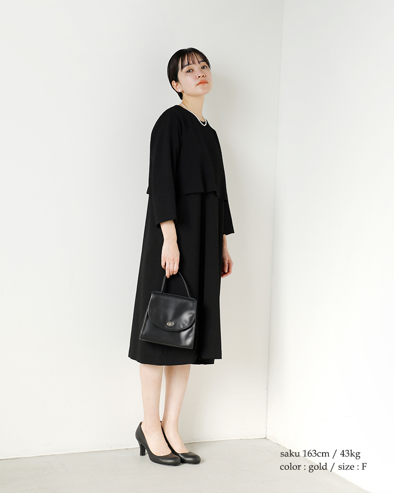 rapiecage(ラピエサージュ)淡水パール1粒イヤリング30-1-20-037-1-2