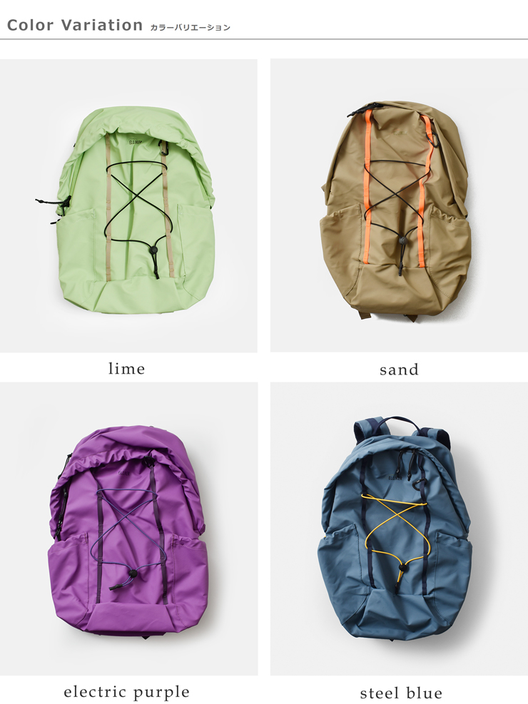 ELLIKER(エリカー)ウォータープルーフジップトップバックパック“Kiln”34000