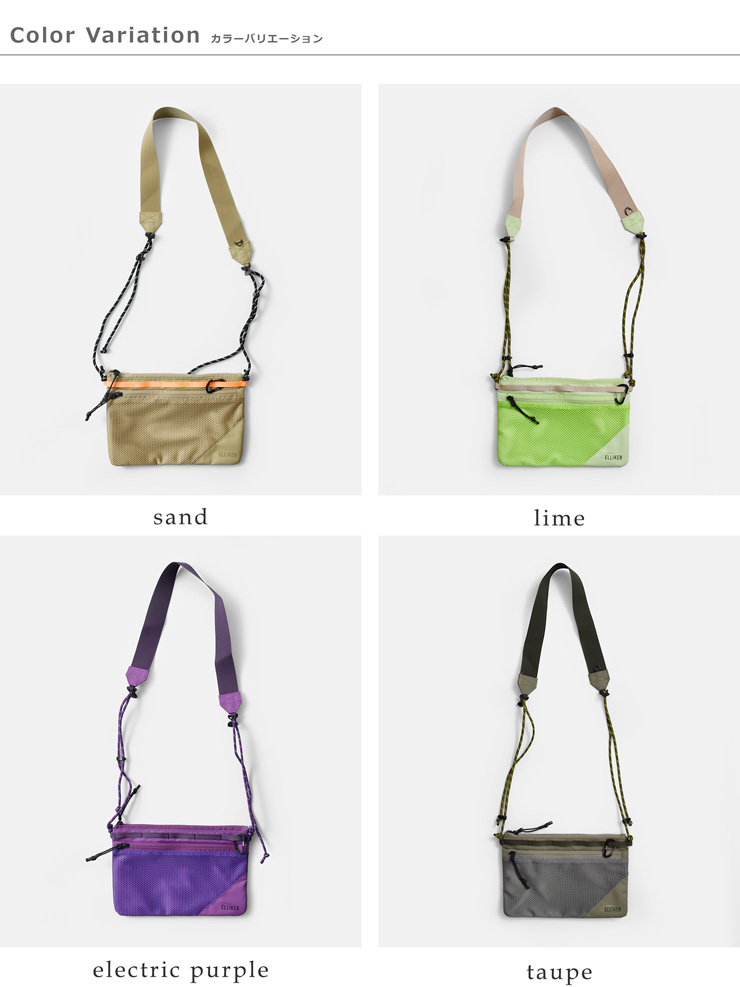 ELLIKER(エリカー)防水サコッシュバッグ1L“Caley”34055