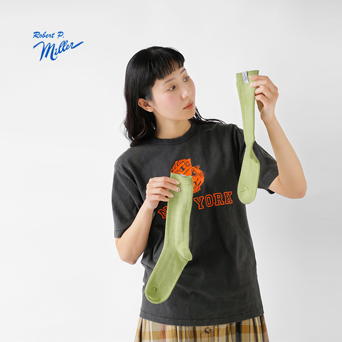 MILLER1P カラー クルー ソックス 351c