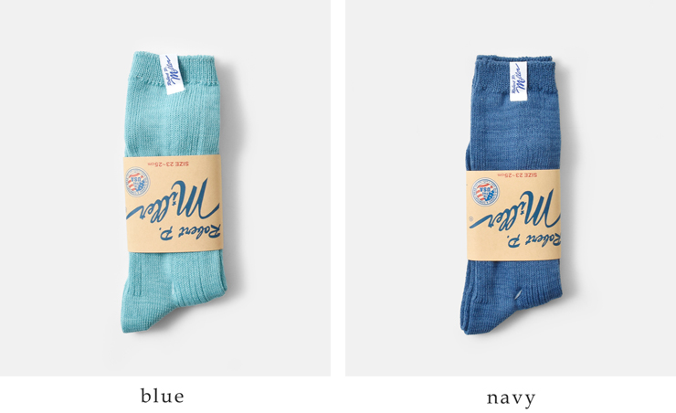 MILLER1P カラー クルー ソックス 351c