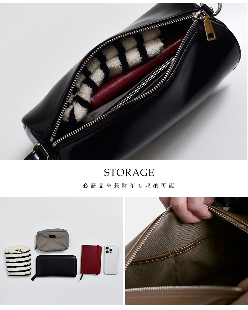 story.(ストーリー)カウスプリットレザー3wayシリンダークロスボディバッグ3a-1835-4