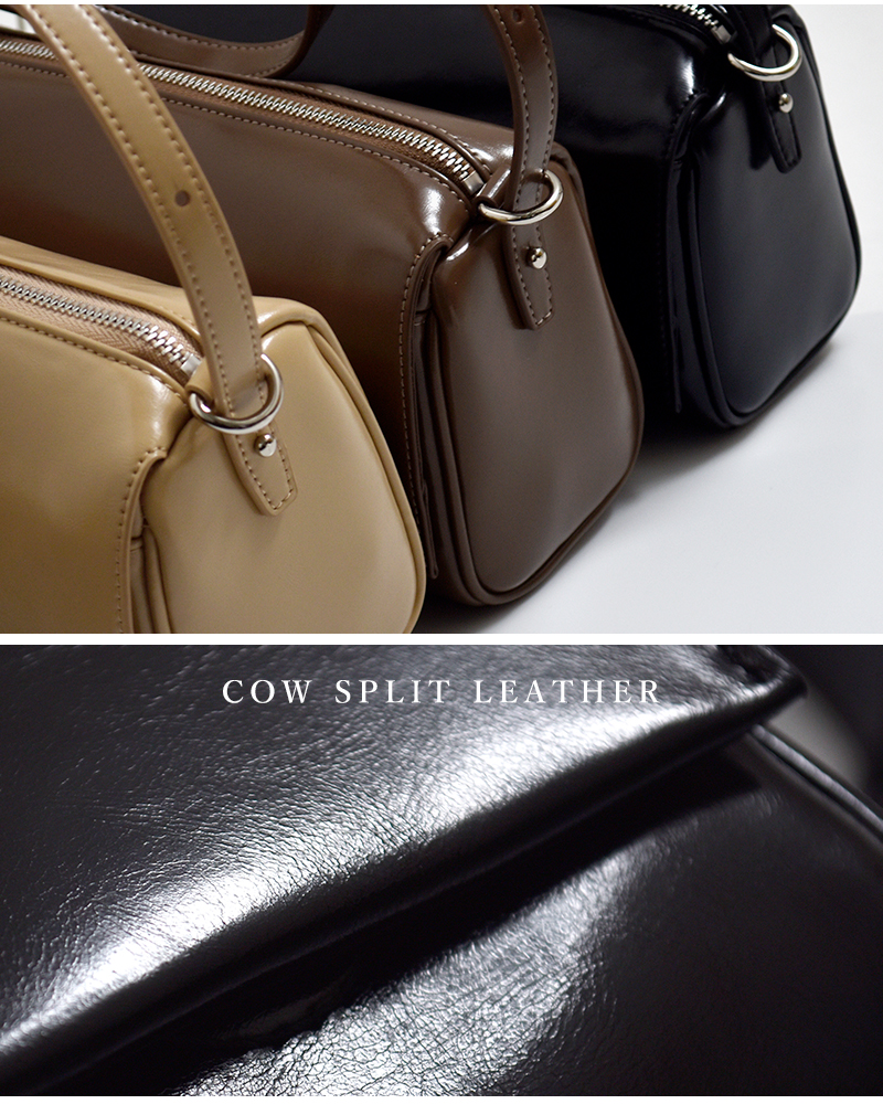 story.(ストーリー)カウスプリットレザー3wayシリンダークロスボディバッグ3a-1835-4