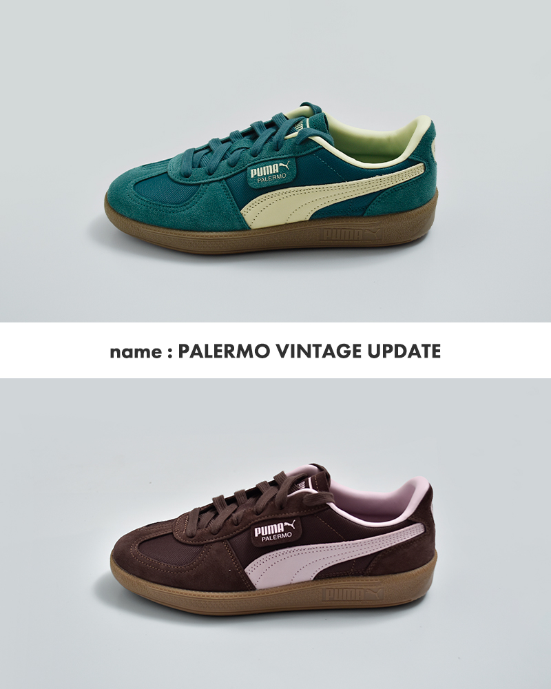 PUMA(プーマ)パレルモヴィンテージアップデートスニーカーPALERMOVINTAGEUPDATE401364